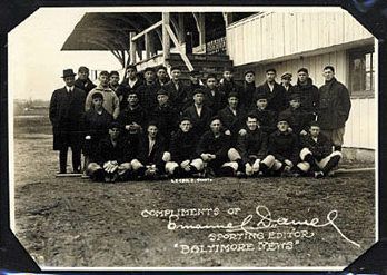 1914 Baltimore News Team Card
